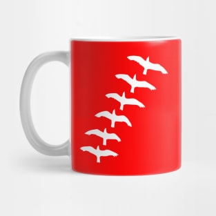 birds flying Mug
